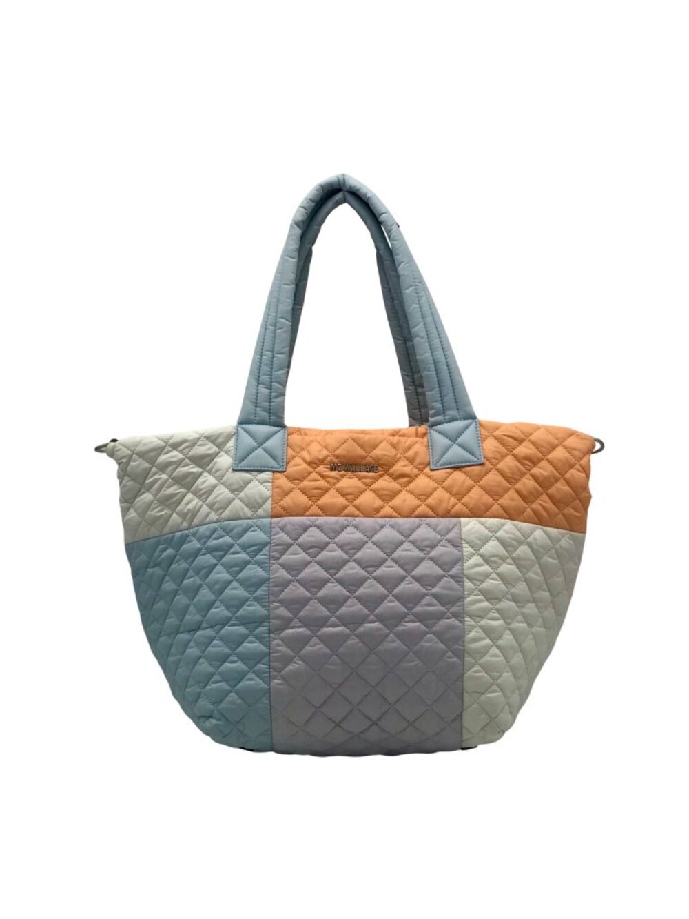 MZ Wallace Pastel Color-Block Nylon Deluxe Tote Bag